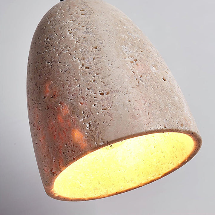 Evtheira Suspension Conique en Travertin - Neutralighting