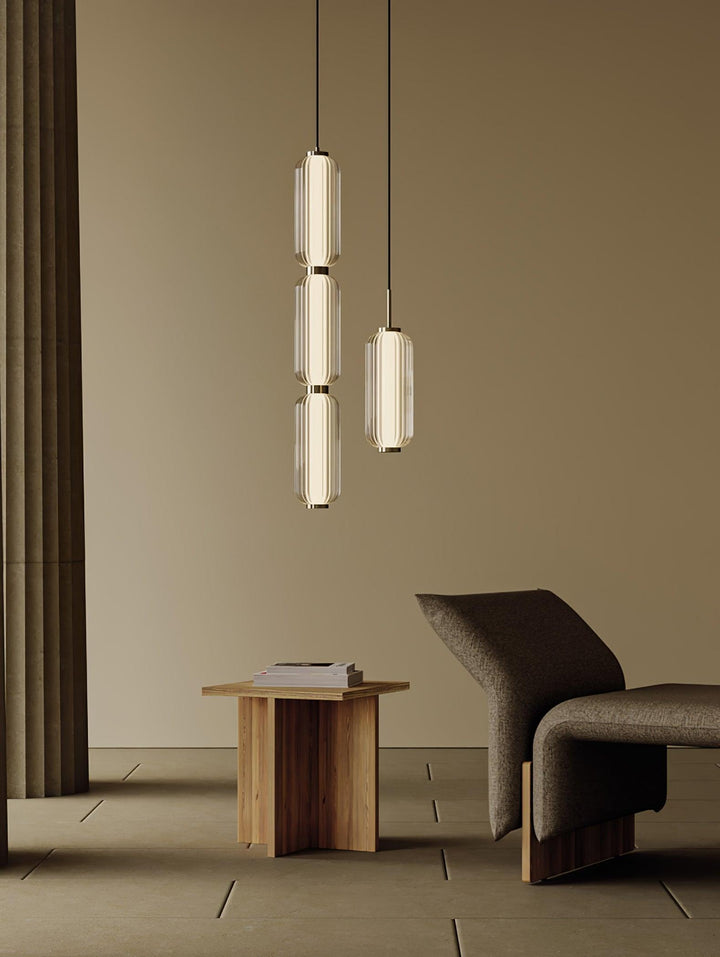 Cylindra Lampe Pendante en Verre Moderne - Neutralighting