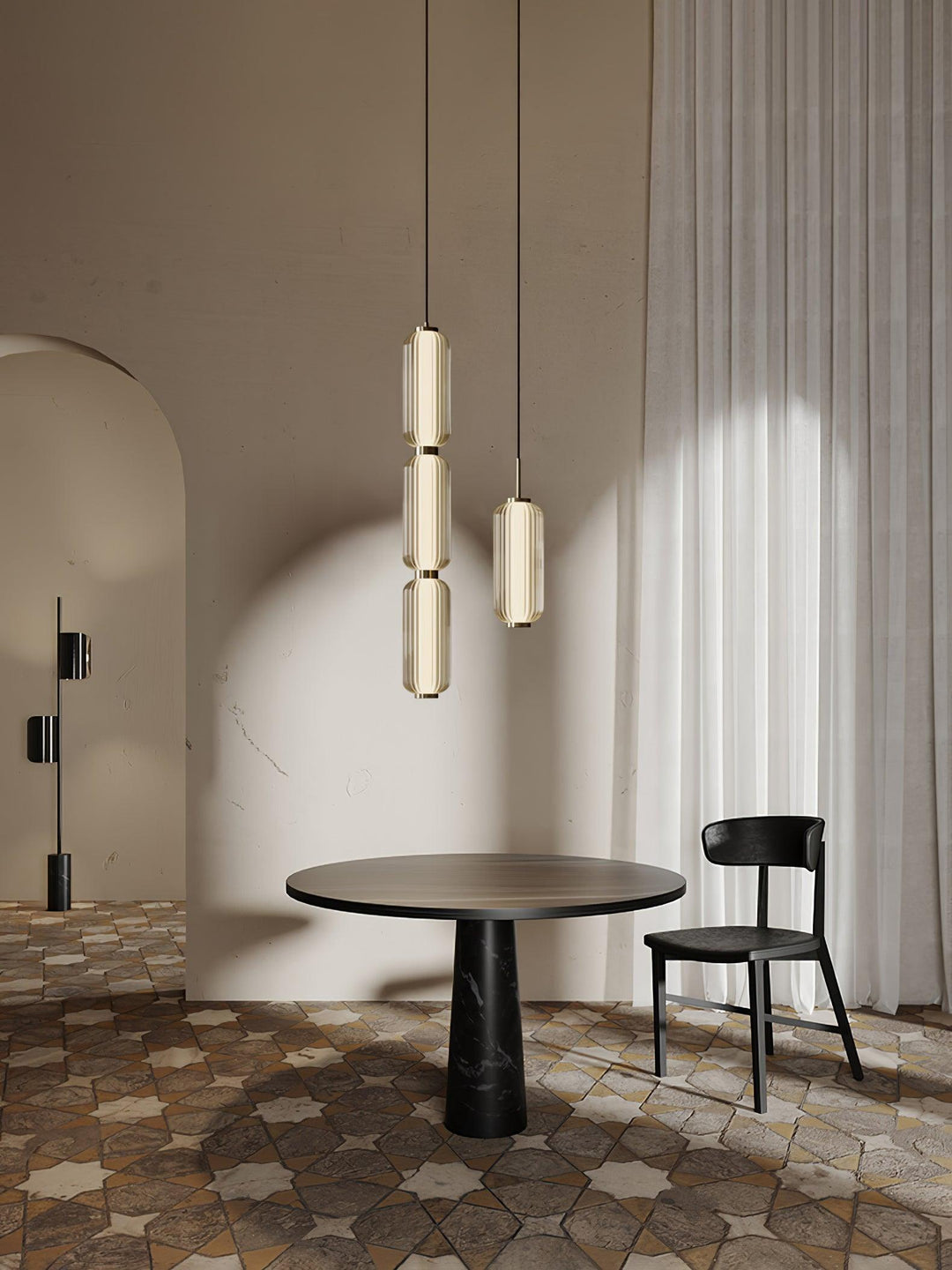 Cylindra Lampe Pendante en Verre Moderne - Neutralighting