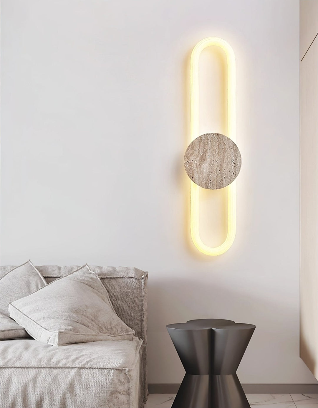 Mysole Applique Murale Travertin - Neutralighting