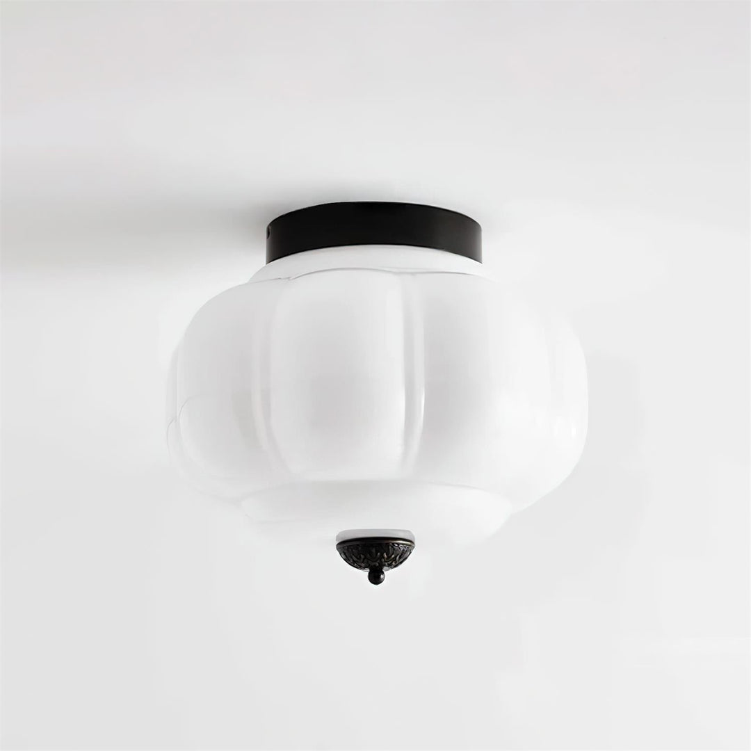 Elyra Lampe de Plafond en Verre Vert - Neutralighting