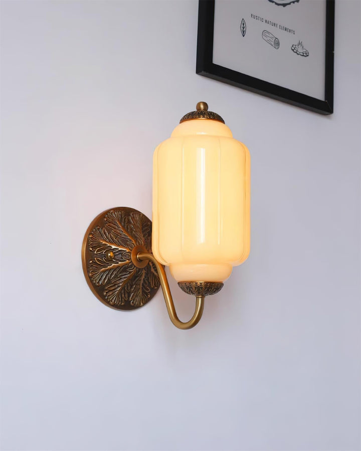 Melvane Applique murale vintage en verre rose - Neutralighting