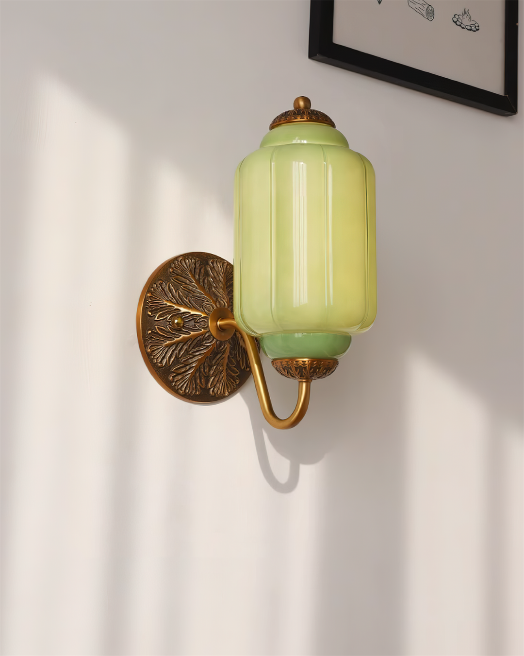 Melvane Applique murale vintage en verre rose - Neutralighting