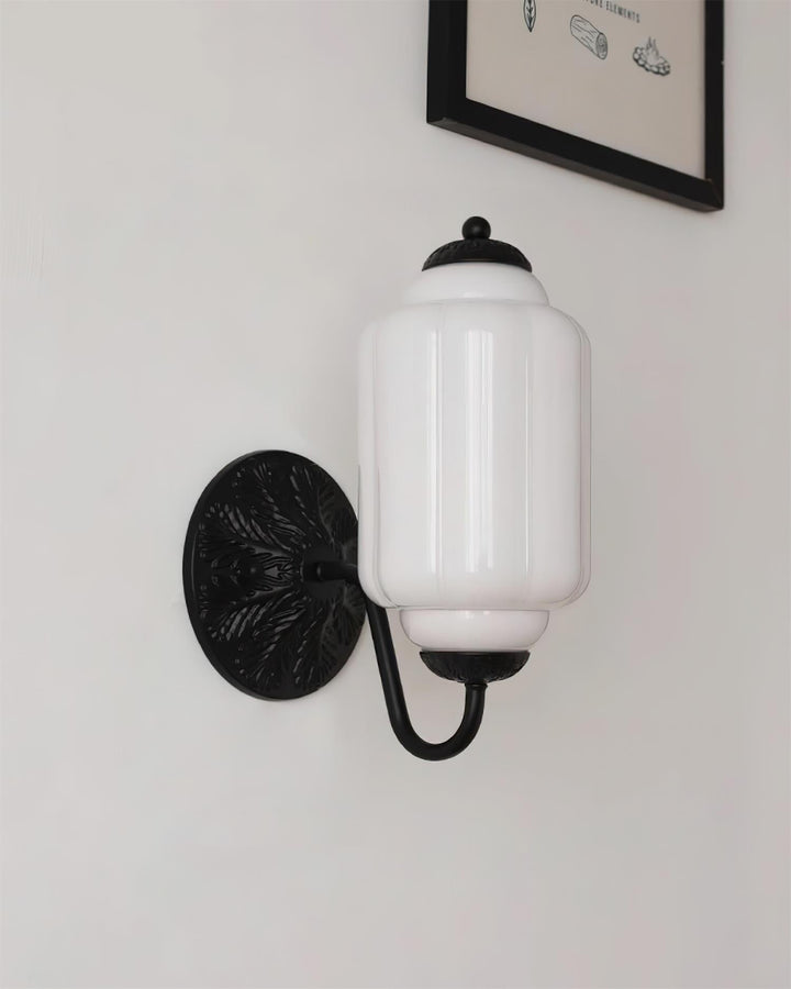 Melvane Applique murale vintage en verre rose - Neutralighting