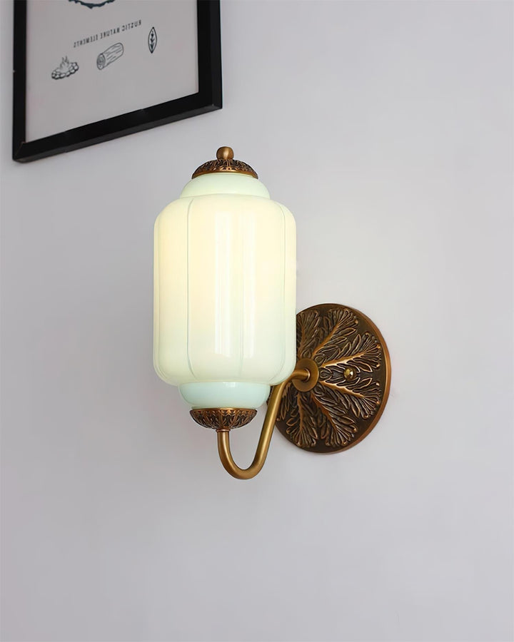 Melvane Applique murale vintage en verre rose - Neutralighting