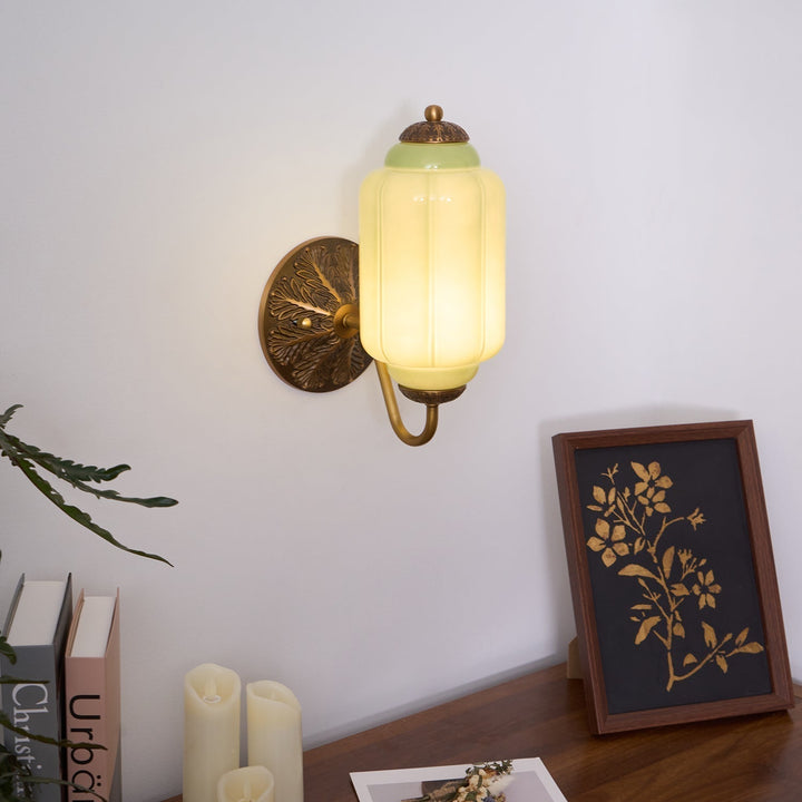 Melvane Applique murale vintage en verre rose - Neutralighting