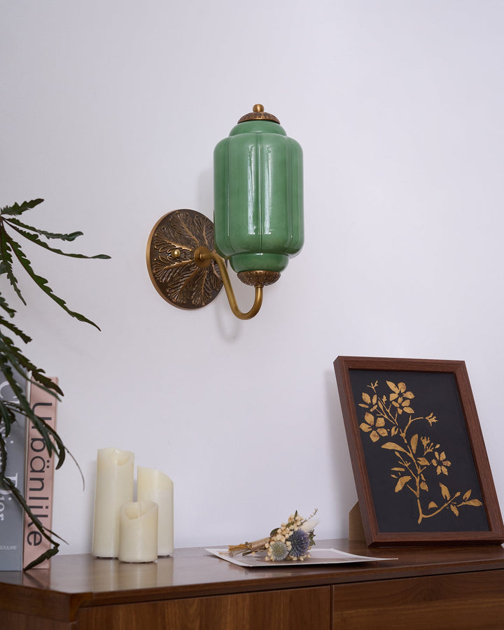 Melvane Applique murale vintage en verre rose - Neutralighting