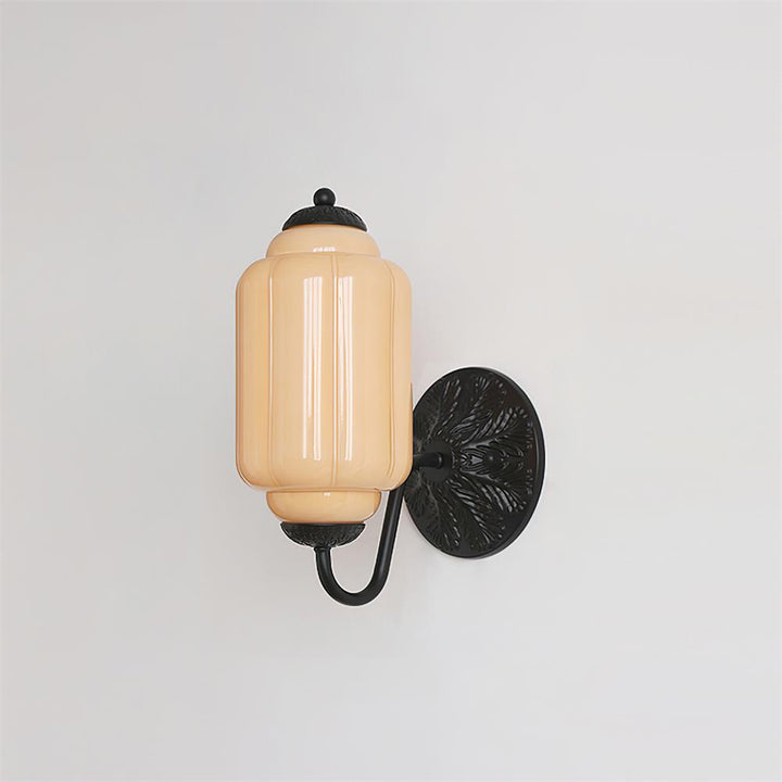 Melvane Applique murale vintage en verre rose - Neutralighting