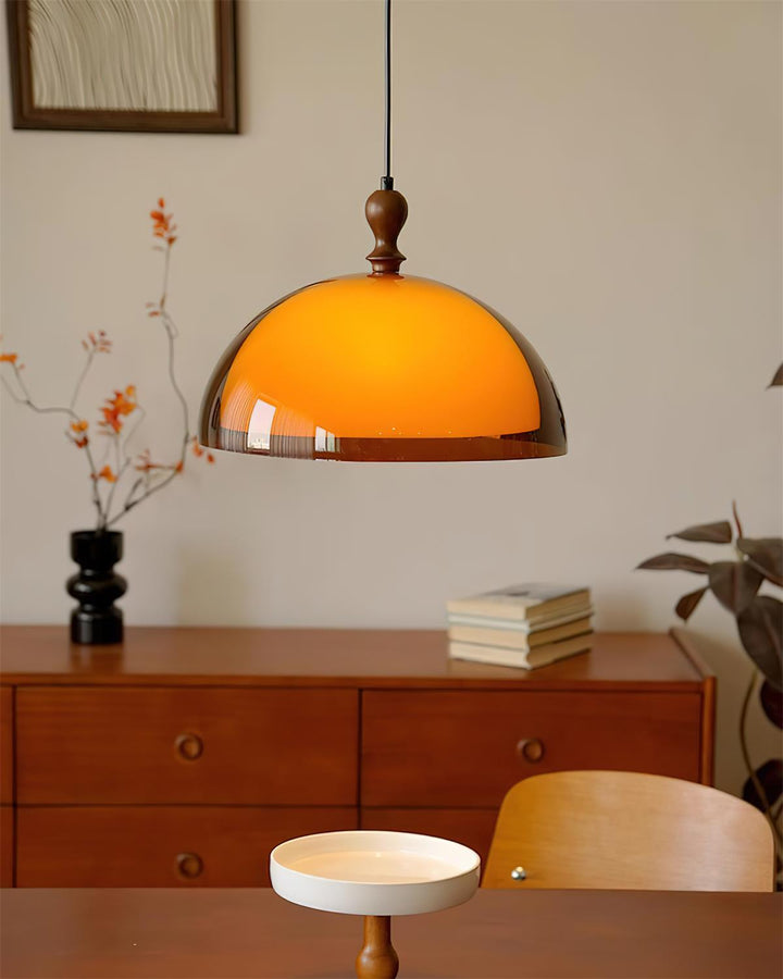 Solven Suspension en forme de dôme en verre ambré - Neutralighting