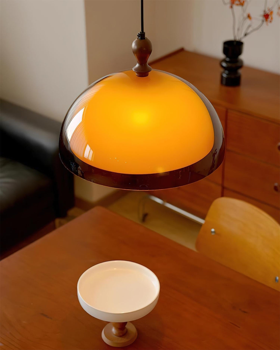 Solven Suspension en forme de dôme en verre ambré - Neutralighting