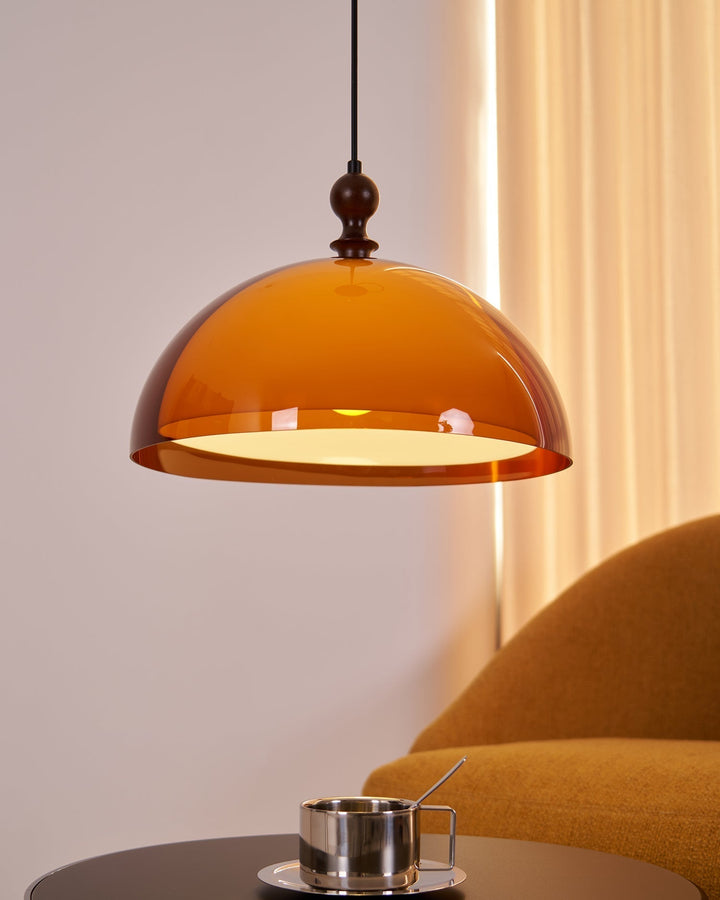 Solven Suspension en forme de dôme en verre ambré - Neutralighting