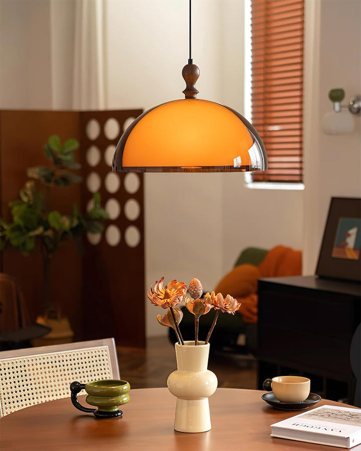 Solven Suspension en forme de dôme en verre ambré - Neutralighting