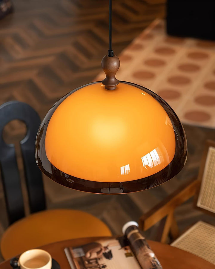 Solven Suspension en forme de dôme en verre ambré - Neutralighting