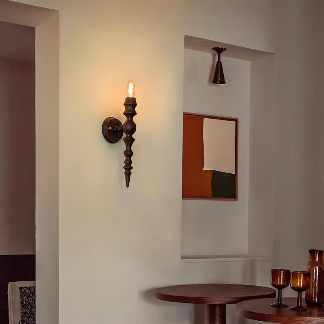 Nove Applique Murale Bois Vintage Moderne - Neutralighting