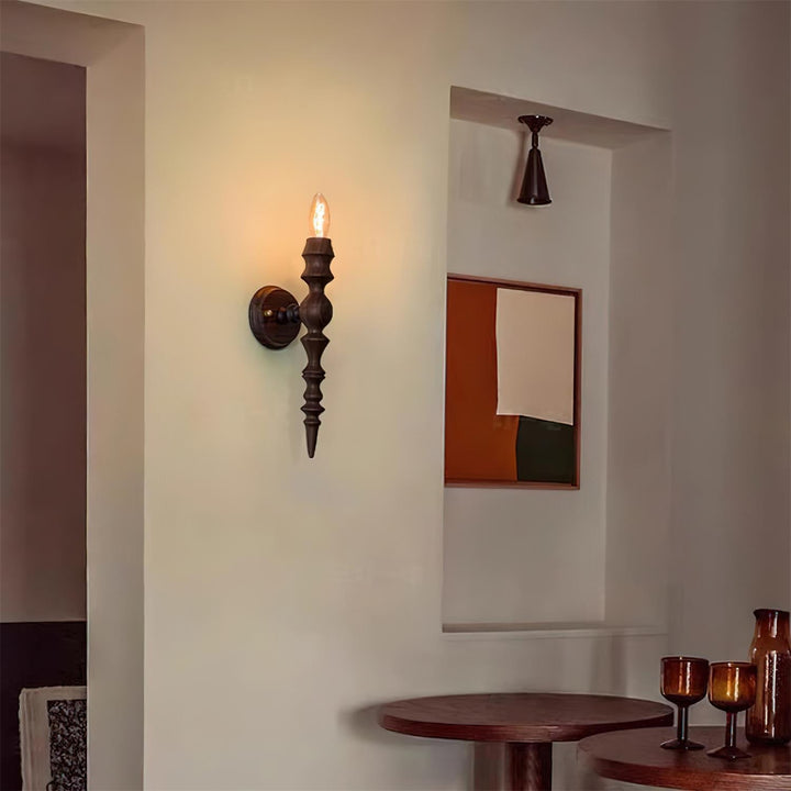 Nove Applique Murale Bois Vintage Moderne - Neutralighting
