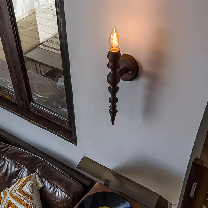 Nove Applique Murale Bois Vintage Moderne - Neutralighting