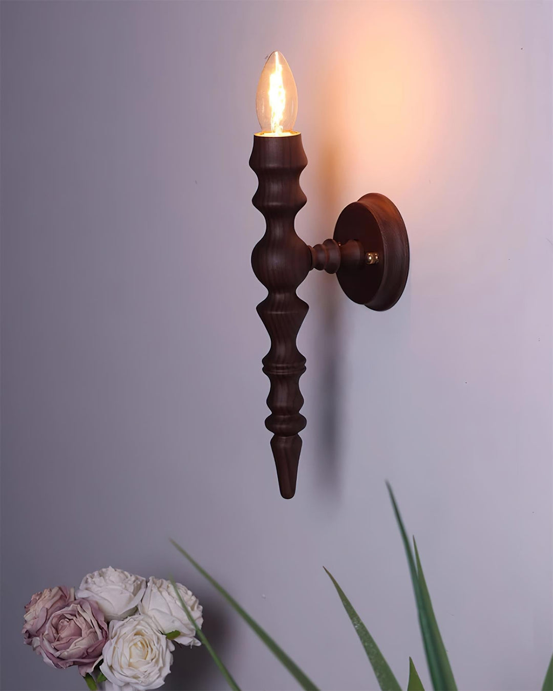Nove Applique Murale Bois Vintage Moderne - Neutralighting