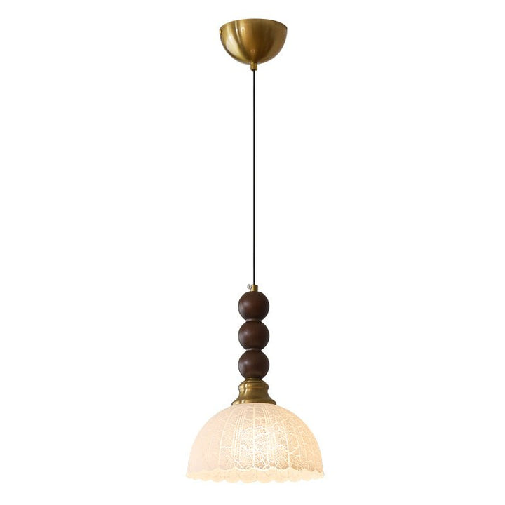 Avshaara Suspension en Tissu Vintage et Bois - Neutralighting