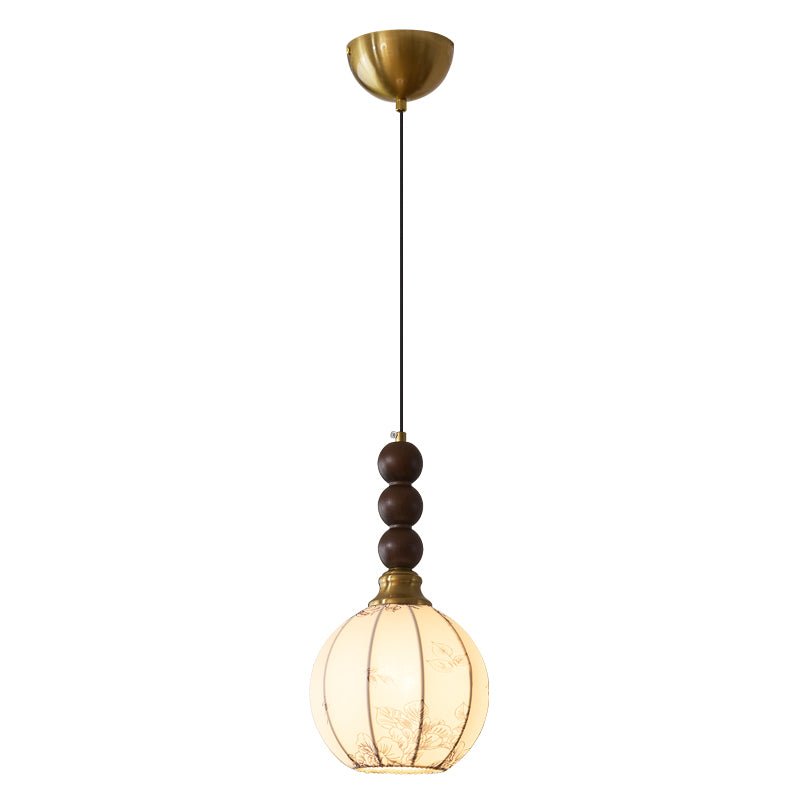 Avshaara Suspension en Tissu Vintage et Bois - Neutralighting