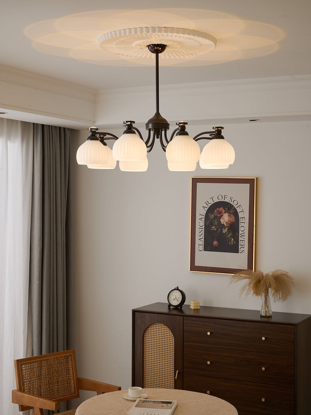 Calaeor Chandelier Premium Élégance en Verre - Neutralighting