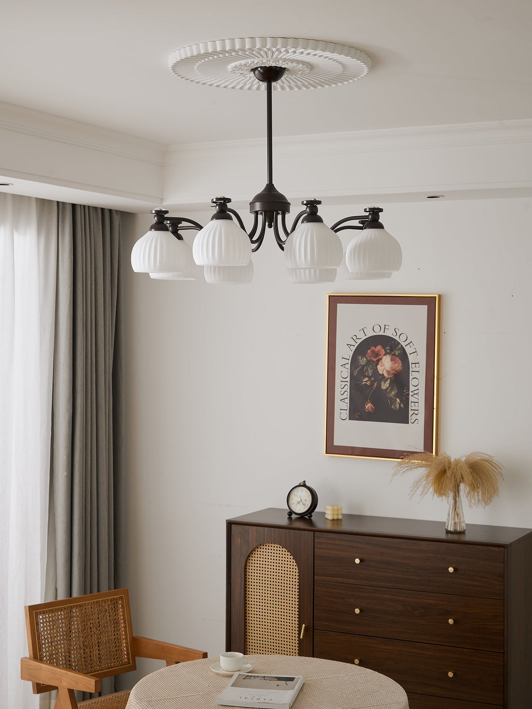 Calaeor Chandelier Premium Élégance en Verre - Neutralighting