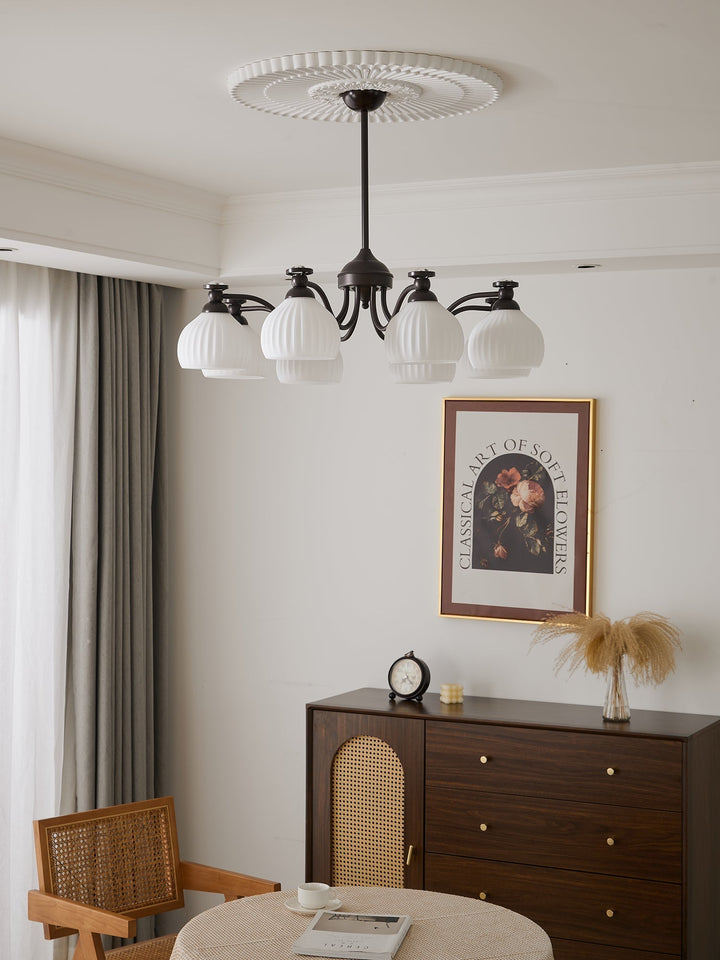 Calaeor Chandelier Premium Élégance en Verre - Neutralighting