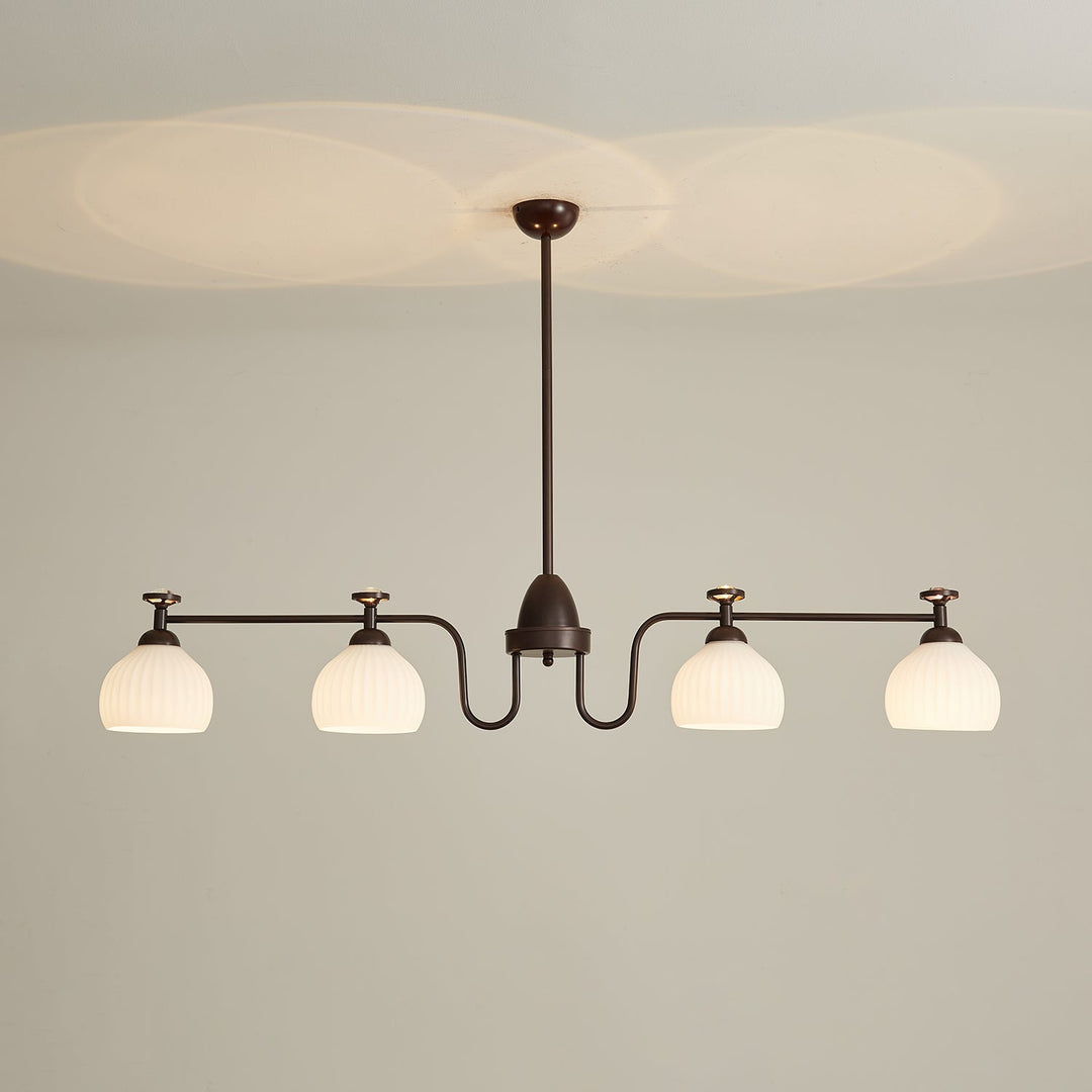 Calaeor Chandelier Premium Élégance en Verre - Neutralighting