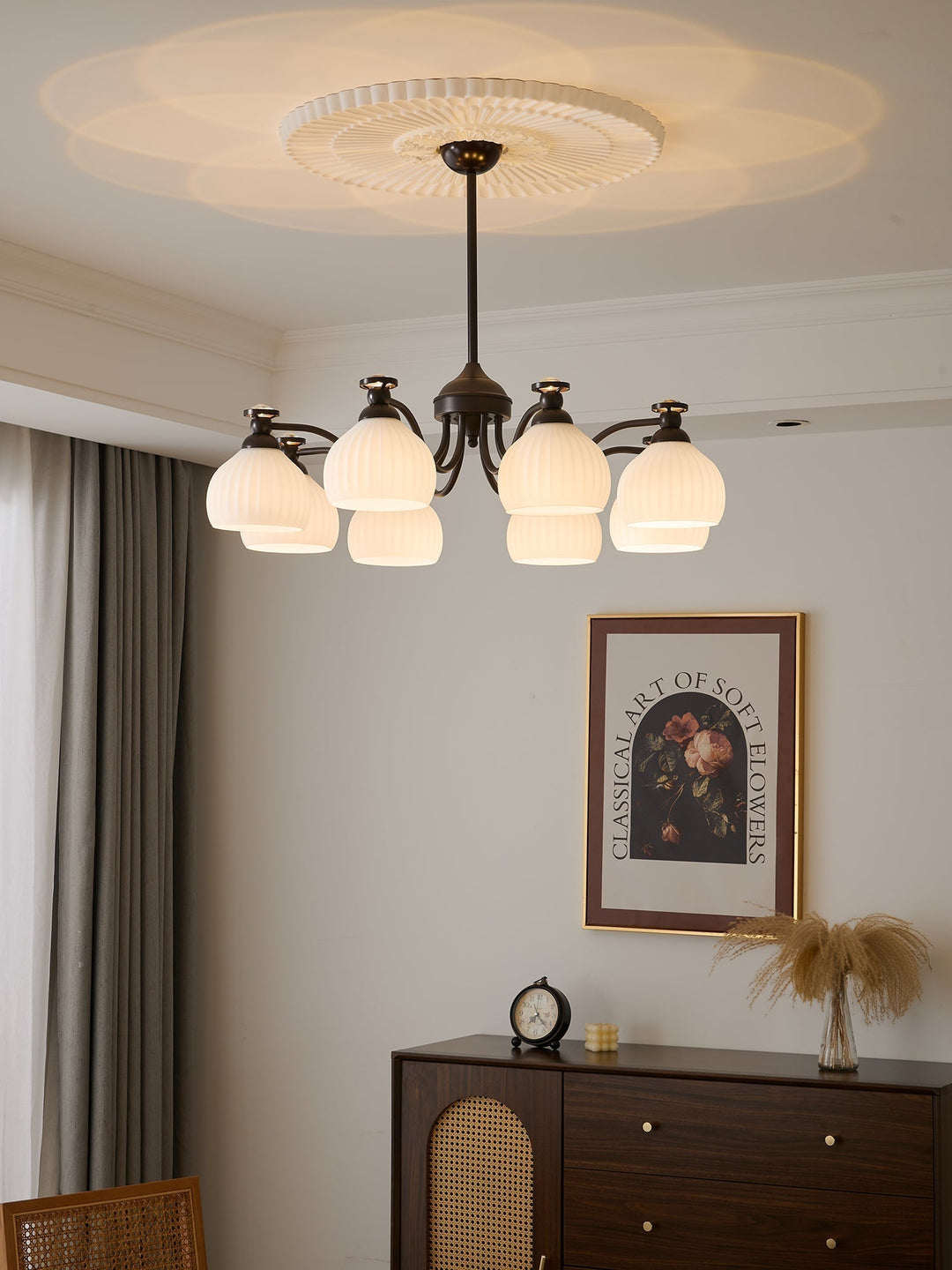 Calaeor Chandelier Premium Élégance en Verre - Neutralighting