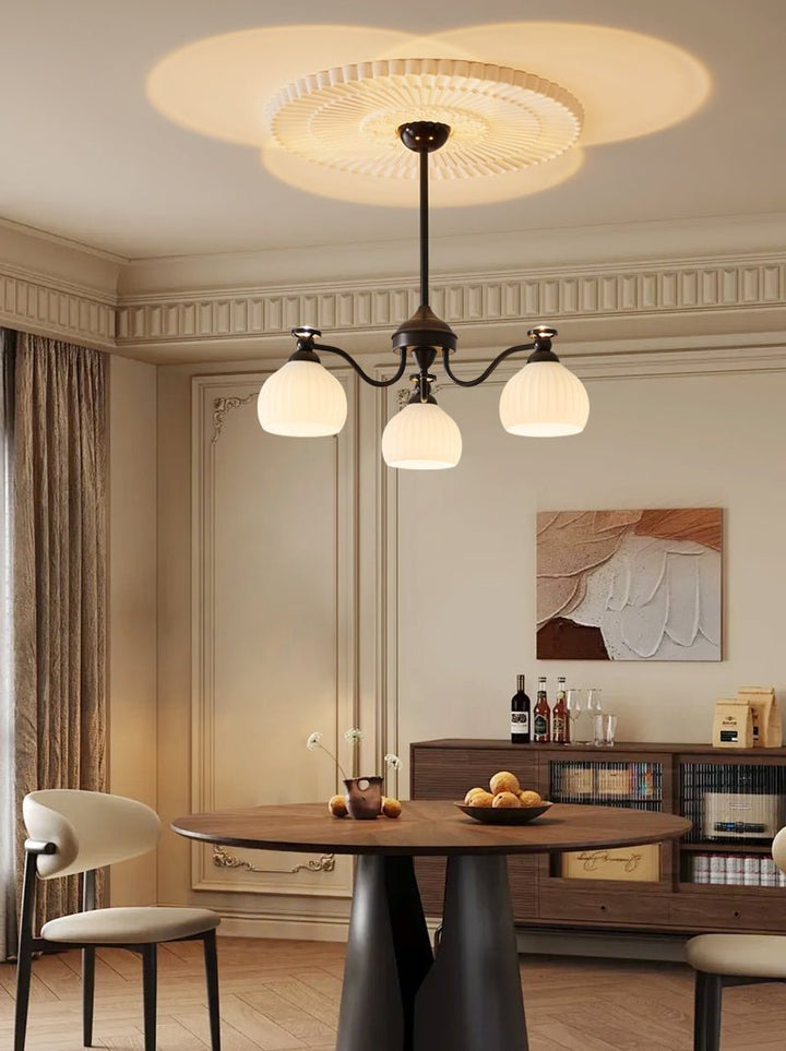 Calaeor Chandelier Premium Élégance en Verre - Neutralighting