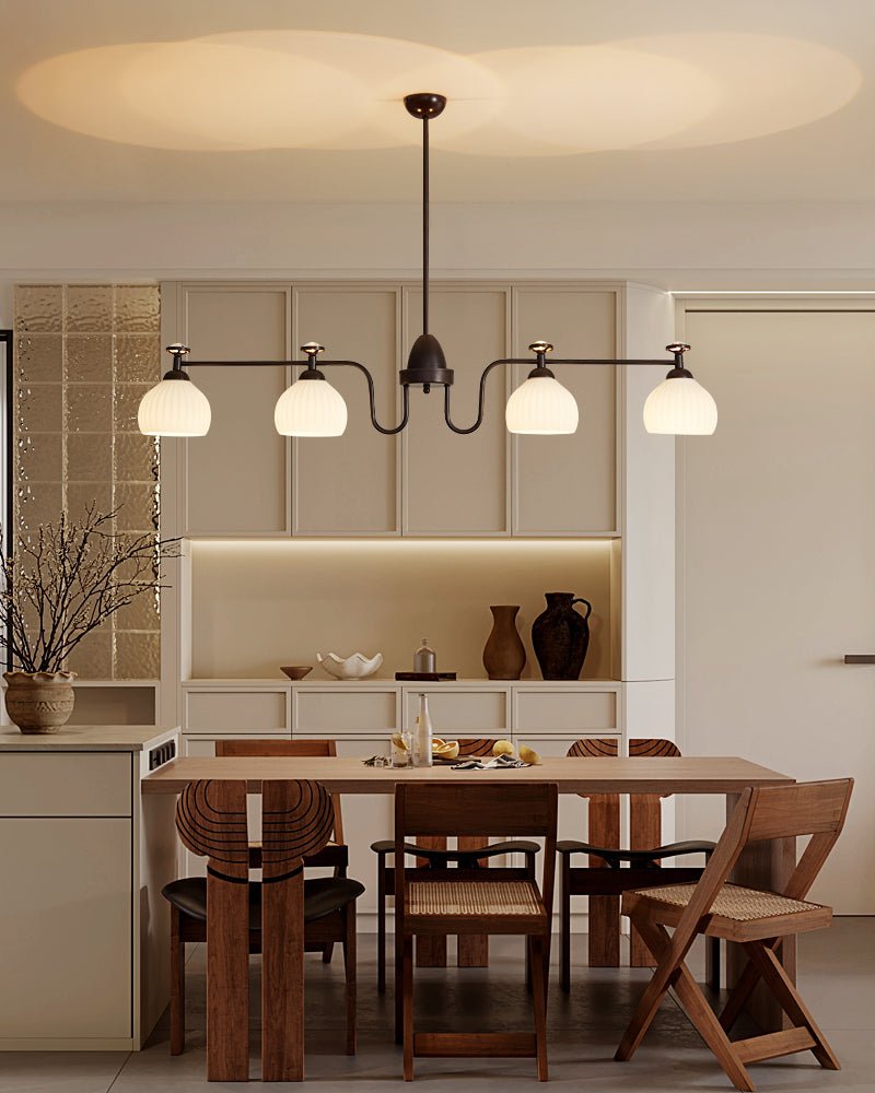 Calaeor Chandelier Premium Élégance en Verre - Neutralighting