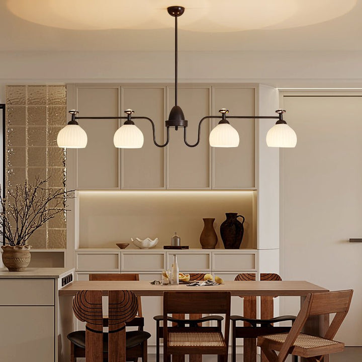 Calaeor Chandelier Premium Élégance en Verre - Neutralighting