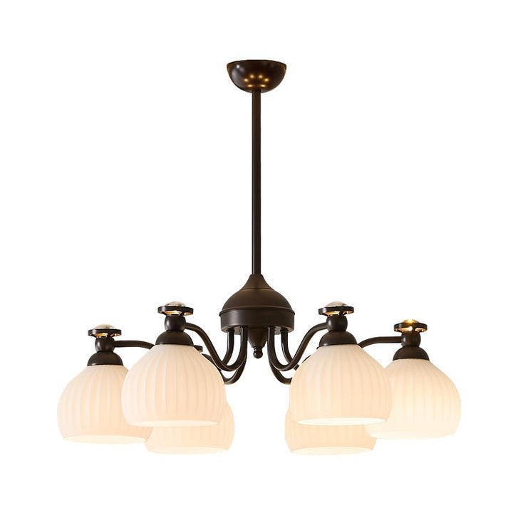 Calaeor Chandelier Premium Élégance en Verre - Neutralighting