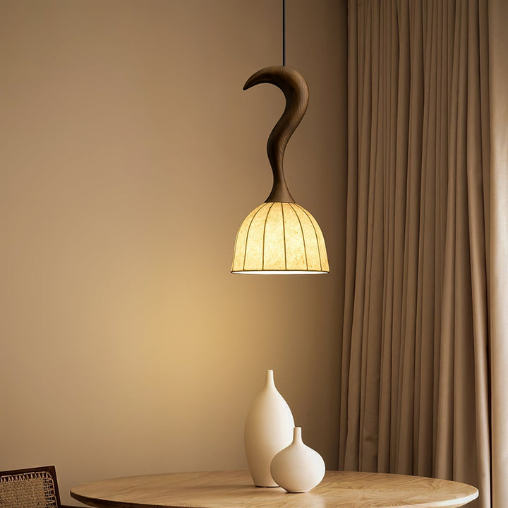Colire Créativité Tordu Bois Suspension Lumière - Neutralighting
