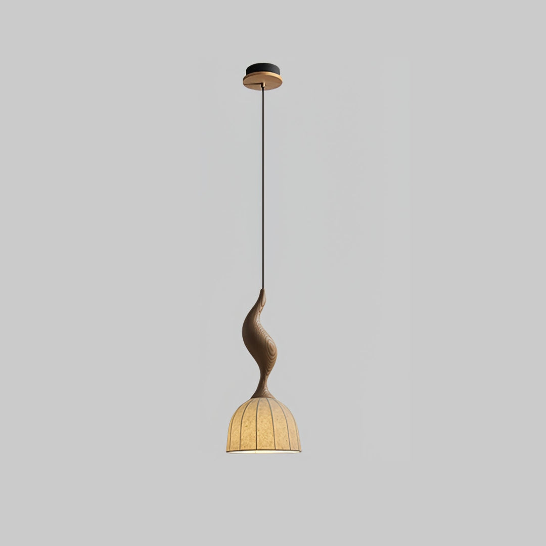 Colire Créativité Tordu Bois Suspension Lumière - Neutralighting