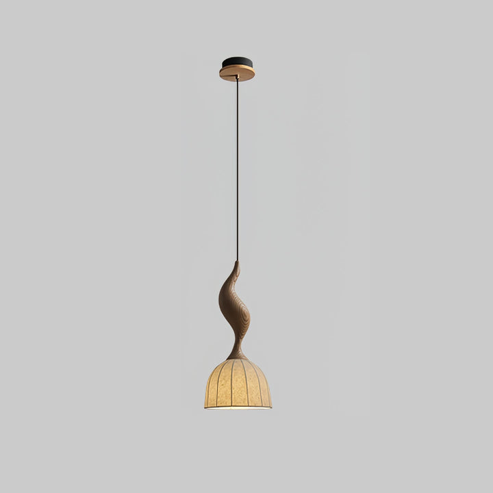 Colire Créativité Tordu Bois Suspension Lumière - Neutralighting