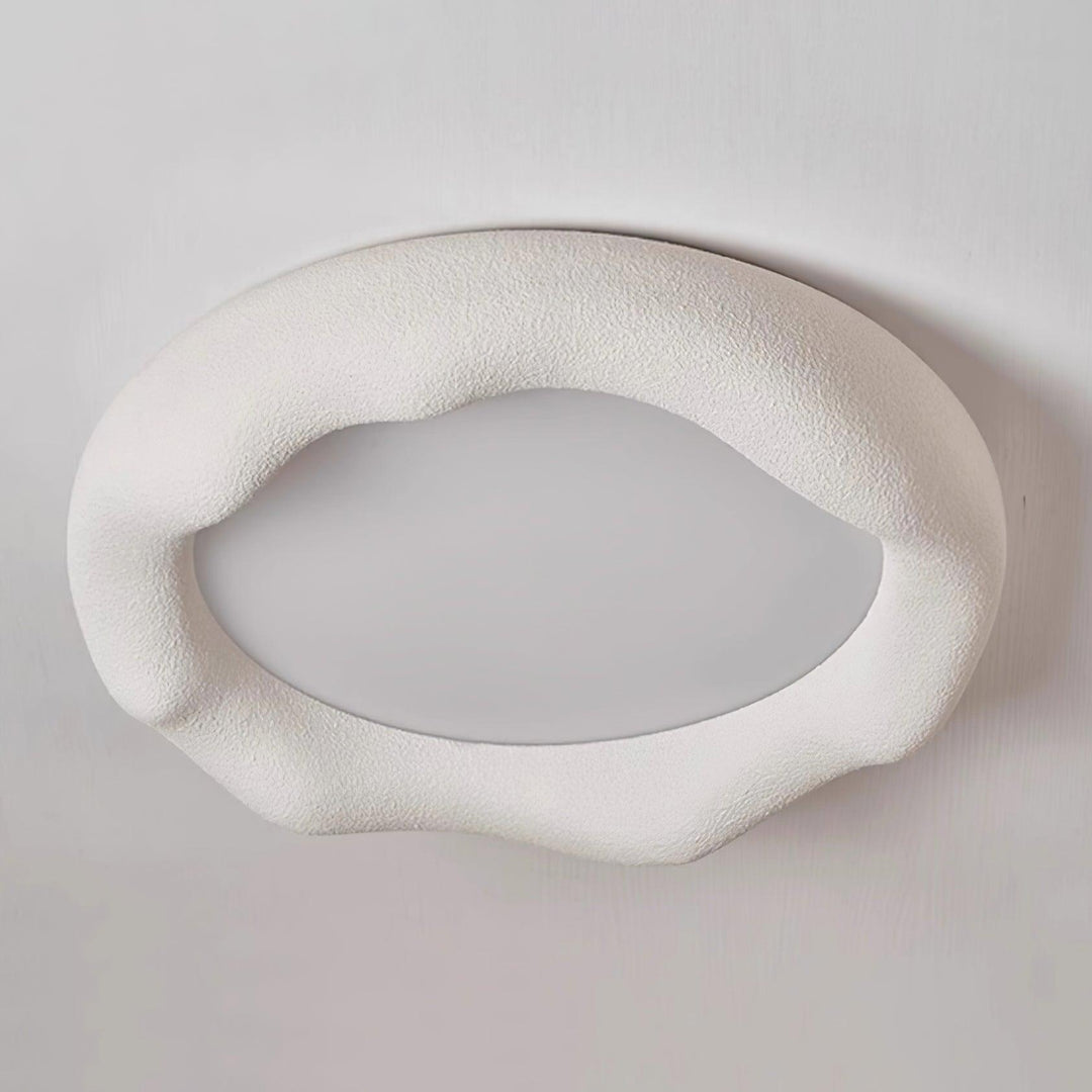 Vesperin Plafonnier en résine organique et fibre de verre, couleur beige - Neutralighting