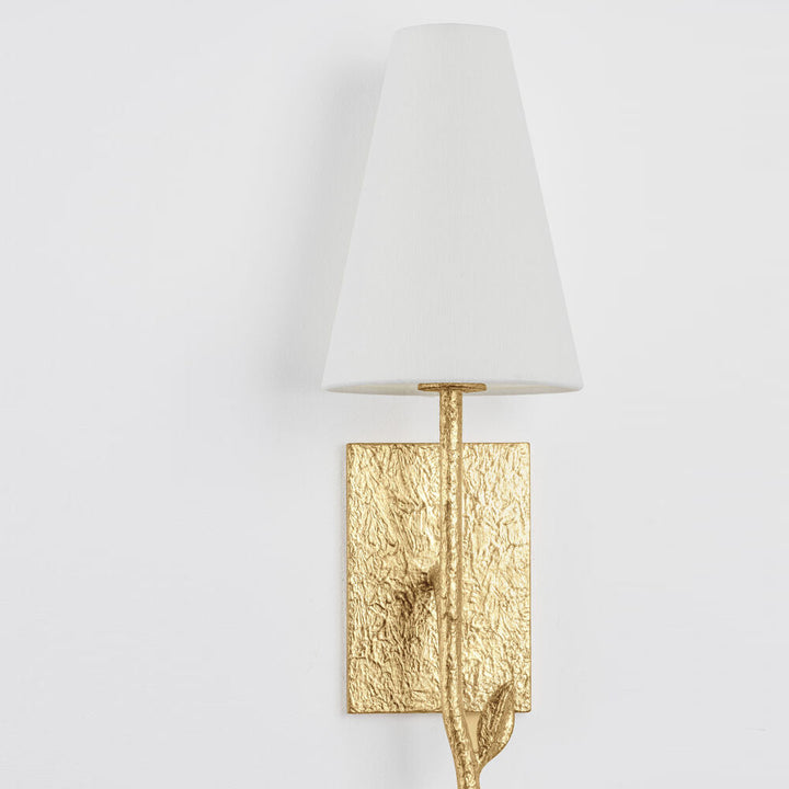 Petal Applique Murale Laiton Tissu Créative - Neutralighting