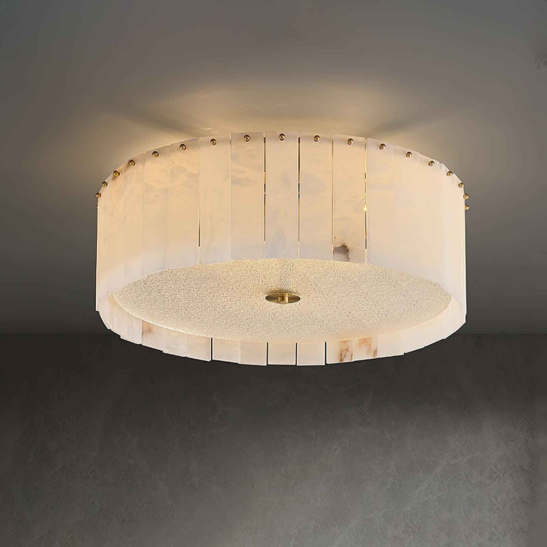 Valora Verre 45cm Blanc LED