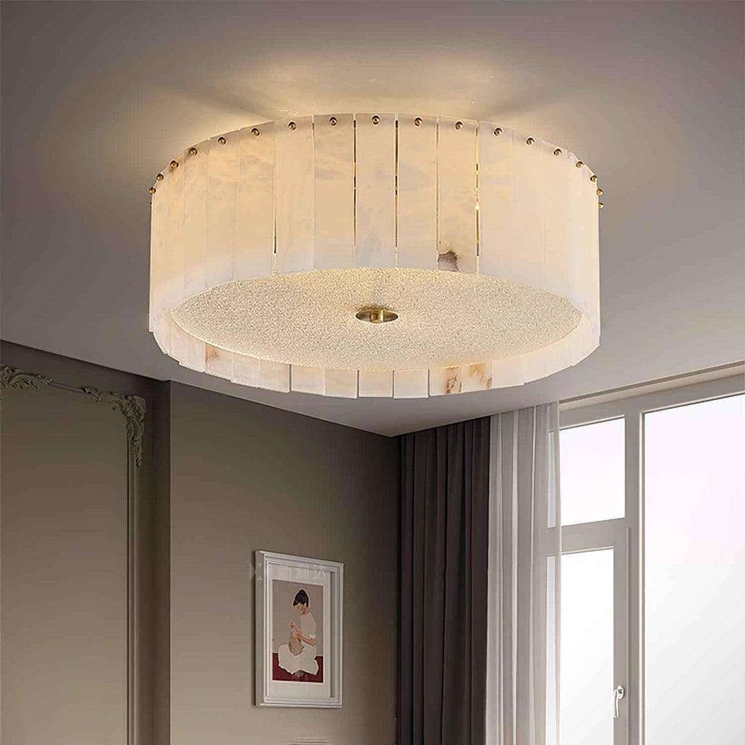 Valora Verre 45cm Blanc LED