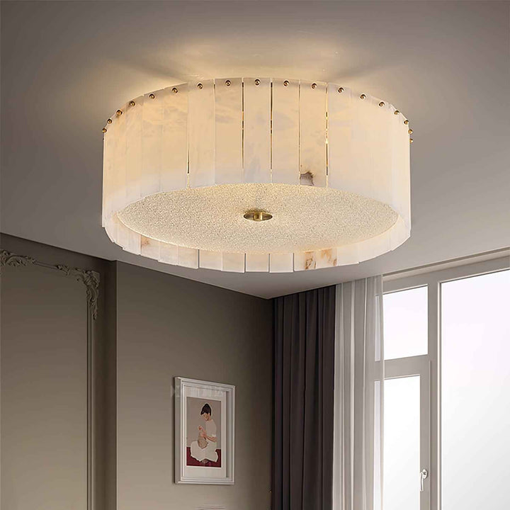 Valora Verre 45cm Blanc LED