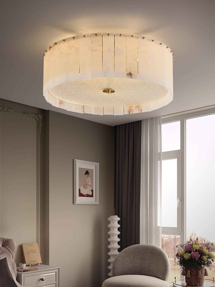 Valora Verre 45cm Blanc LED