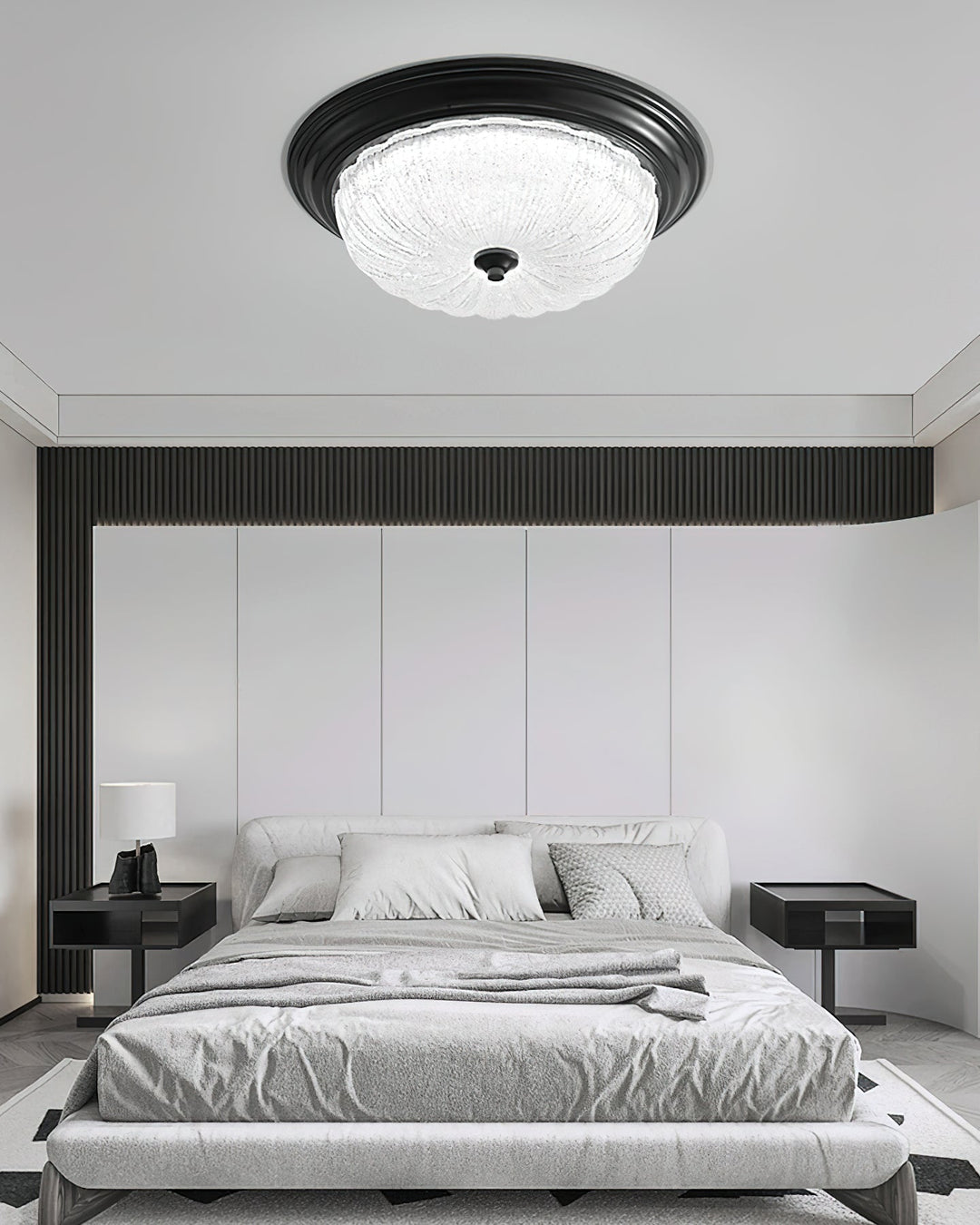 Nyrinis Traditionnel Classique Laiton Verre Plafonnier Lumière - Neutralighting