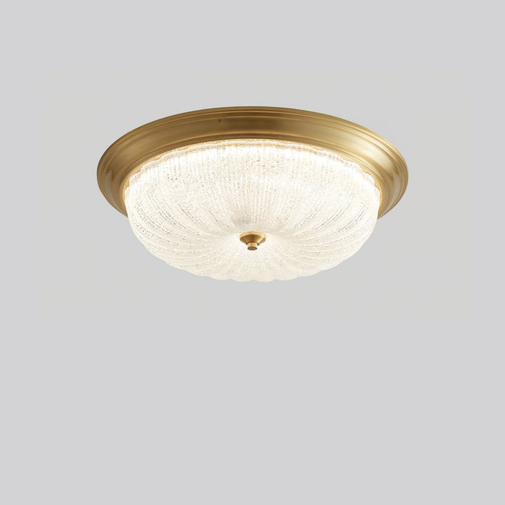 Nyrinis Traditionnel Classique Laiton Verre Plafonnier Lumière - Neutralighting
