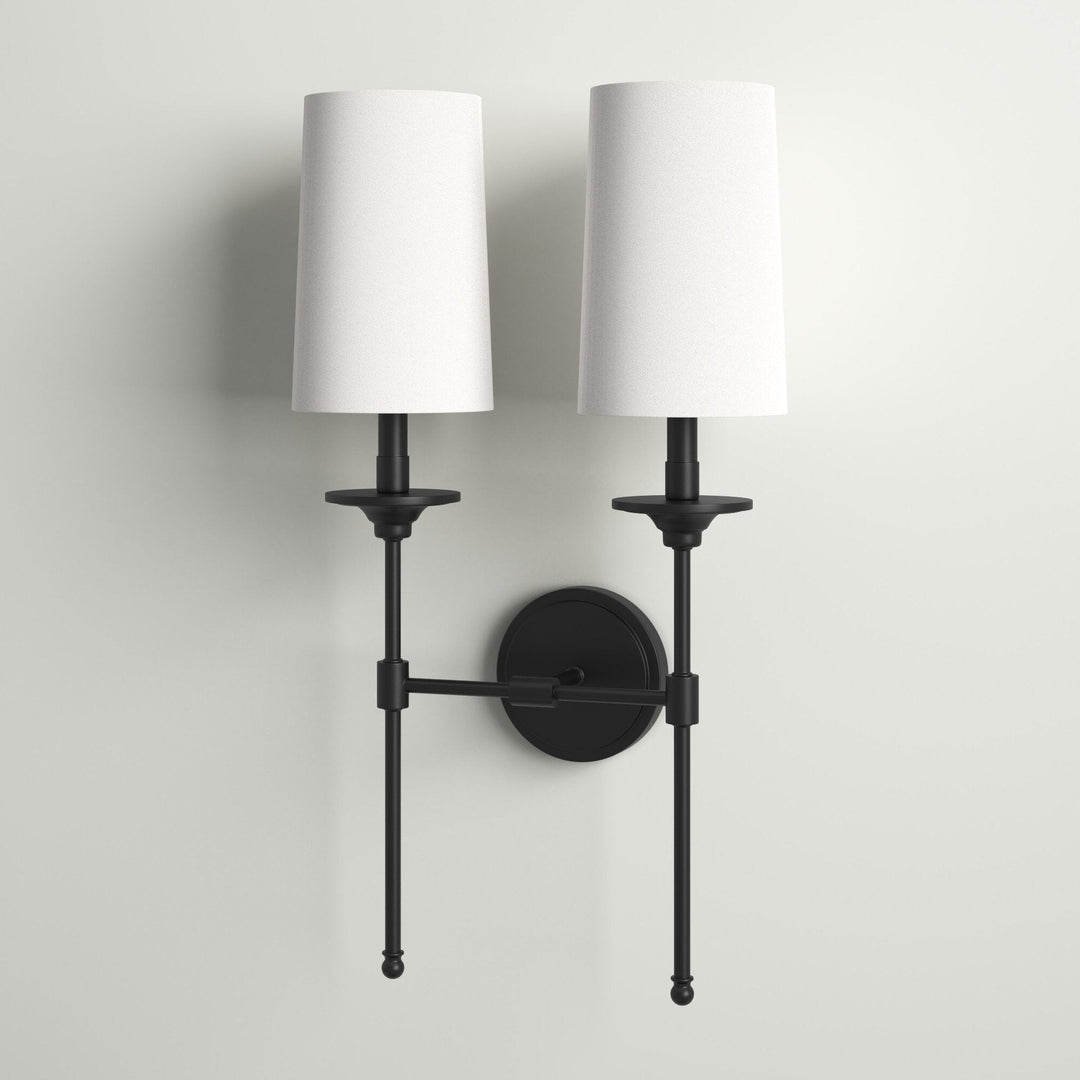 Esileth Applique Murale Laiton Tissu Vintage - Neutralighting