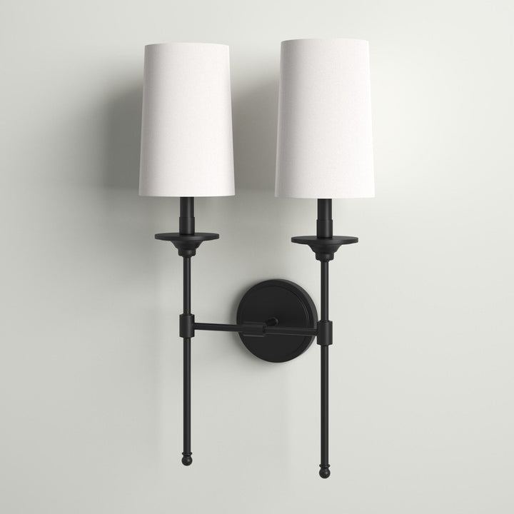 Esileth Applique Murale Laiton Tissu Vintage - Neutralighting