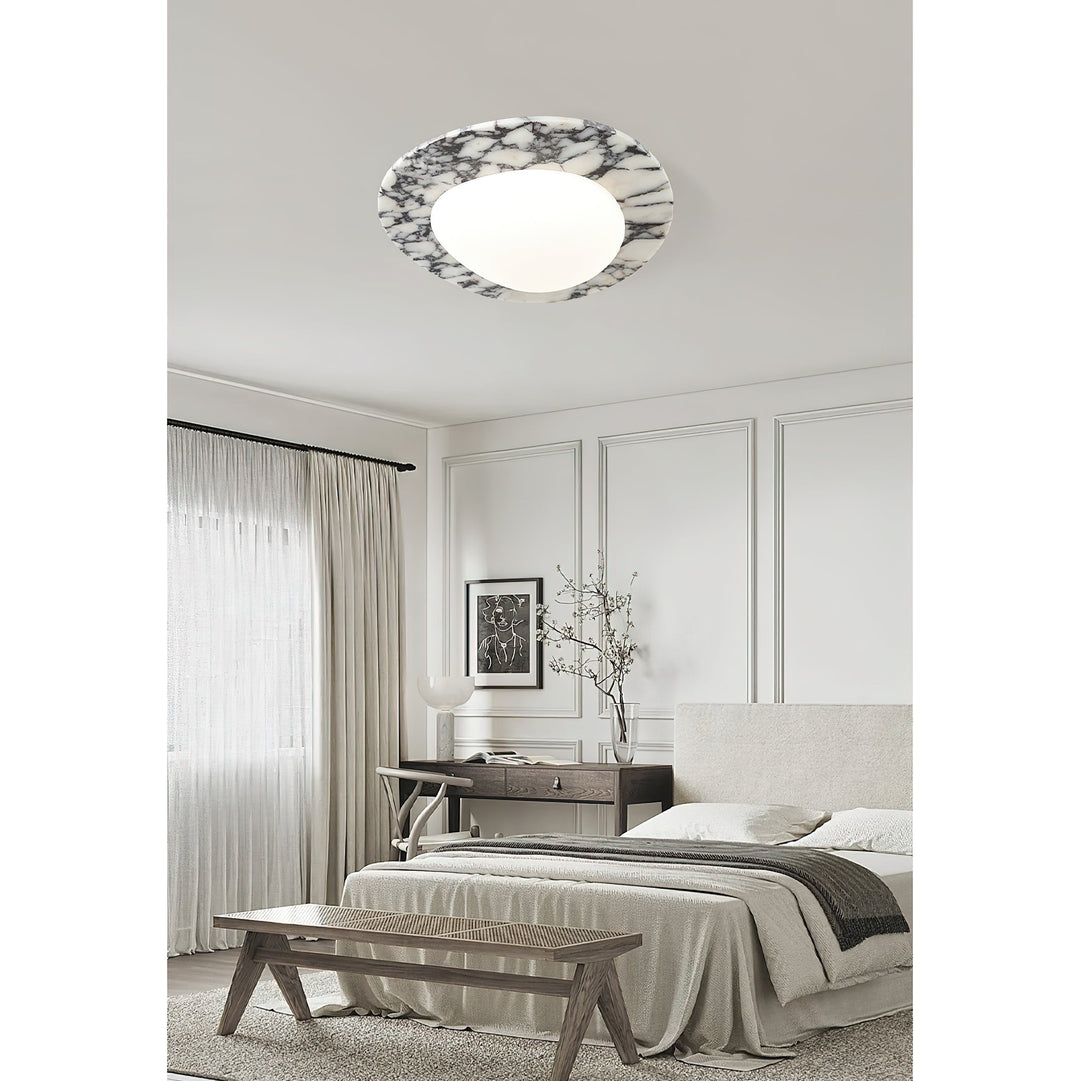 Ceraeion Plafonnier Verre Marbre Moderne Minimaliste - Neutralighting
