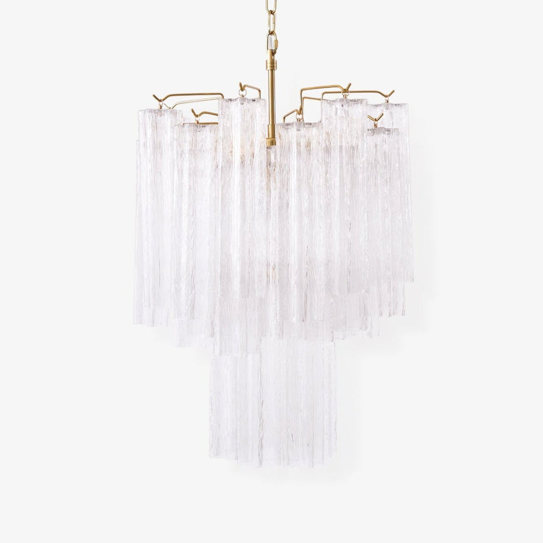 Aurora Chandelier en Verre Clair Moderne - Neutralighting