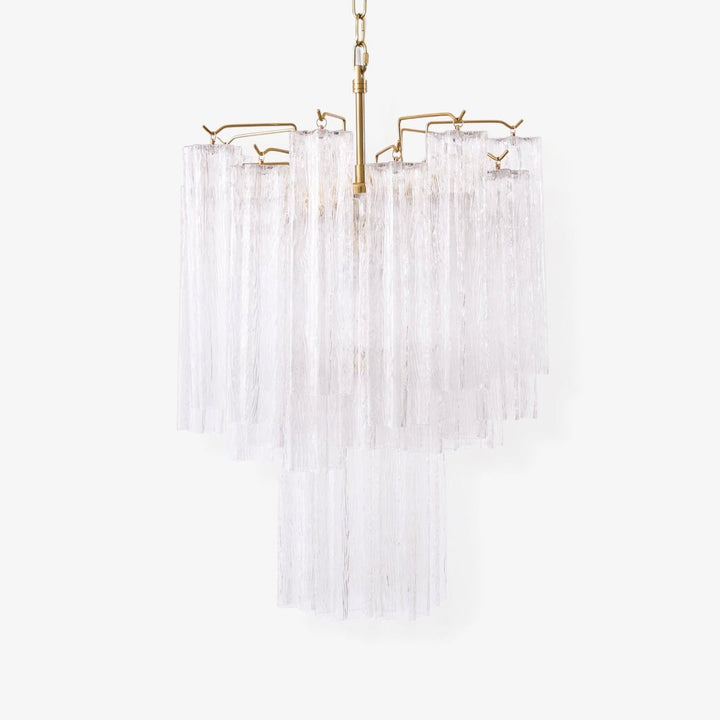 Aurora Chandelier en Verre Clair Moderne - Neutralighting