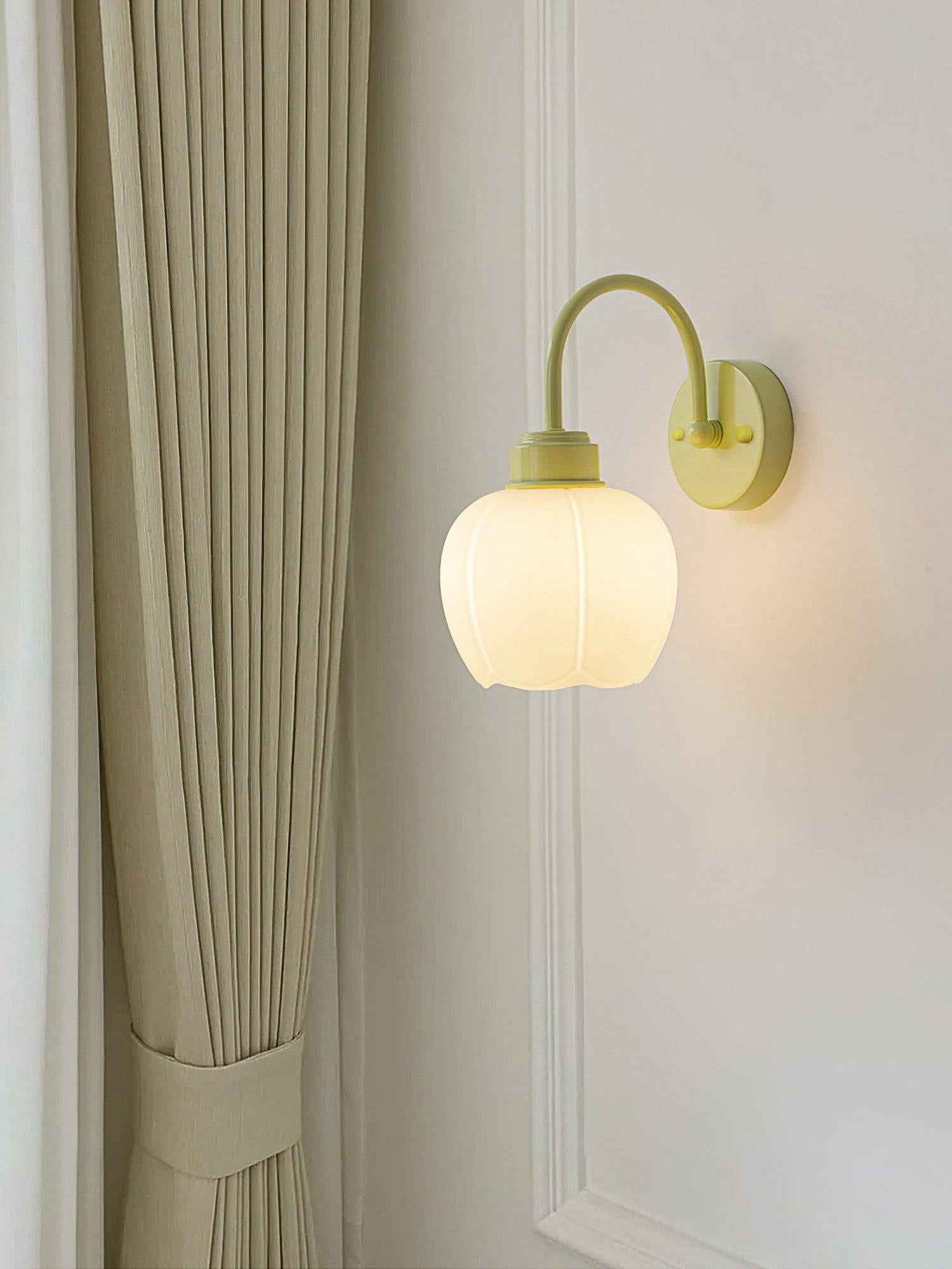 AllirarisApplique Verre 15cm Blanc LED