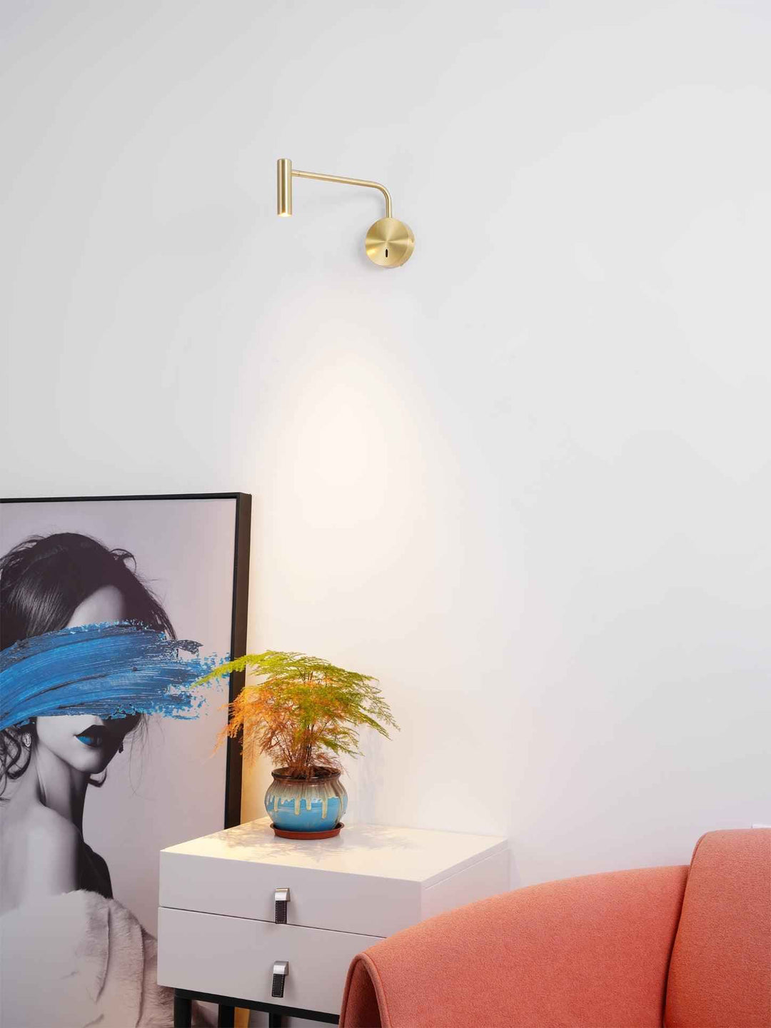 Eda Métal 24cm Noir LED